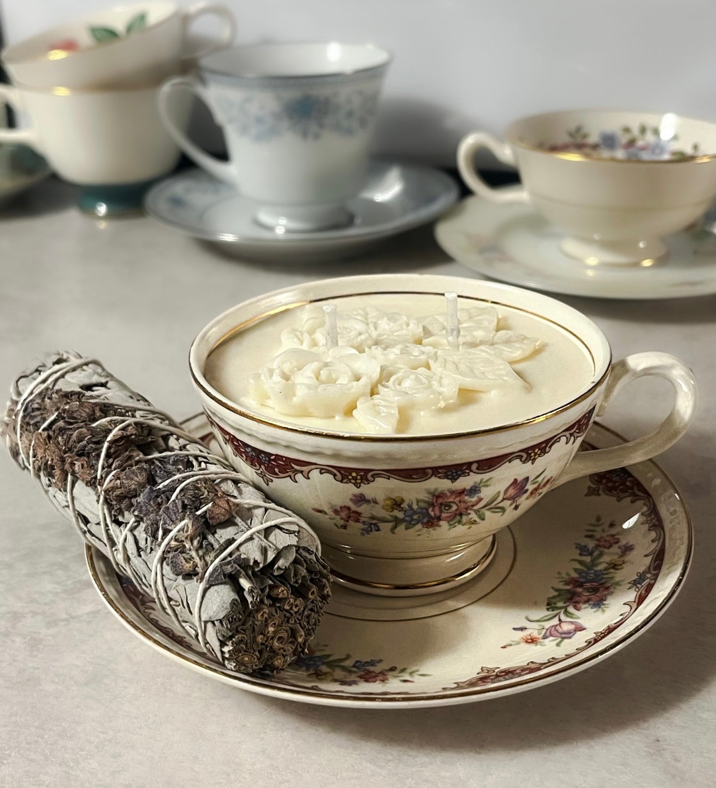 5. Teacup Candle Cleansing Set