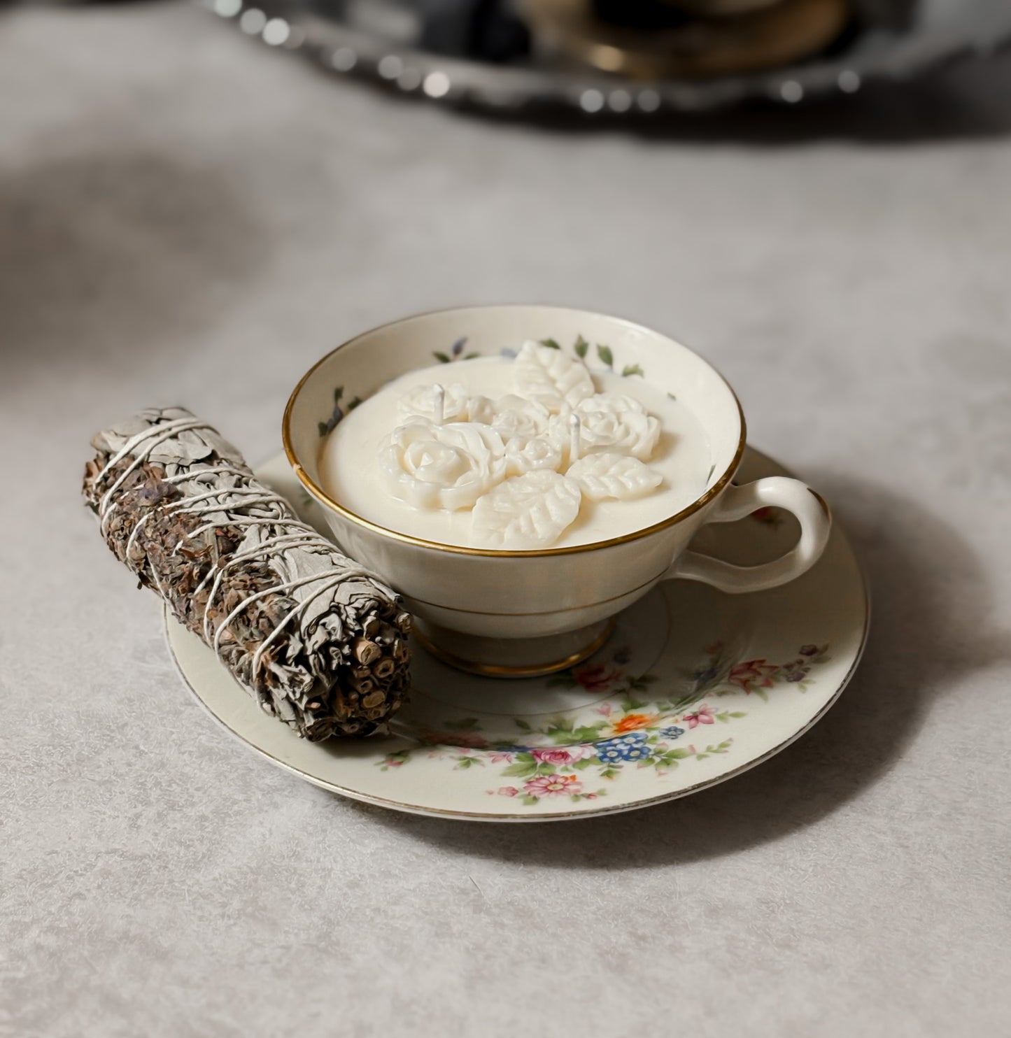 1. Teacup Candle Cleansing Set