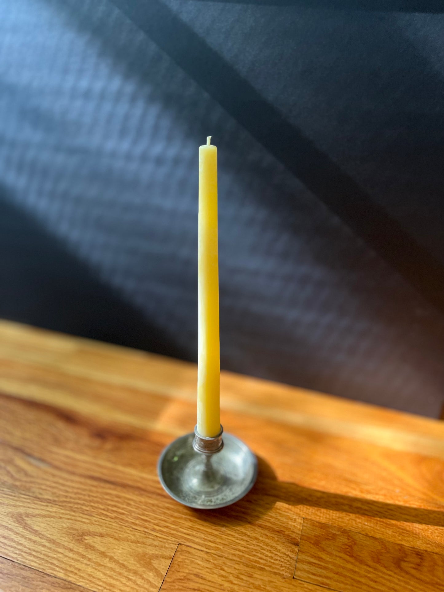 Beeswax Standard Taper Pair, Natural