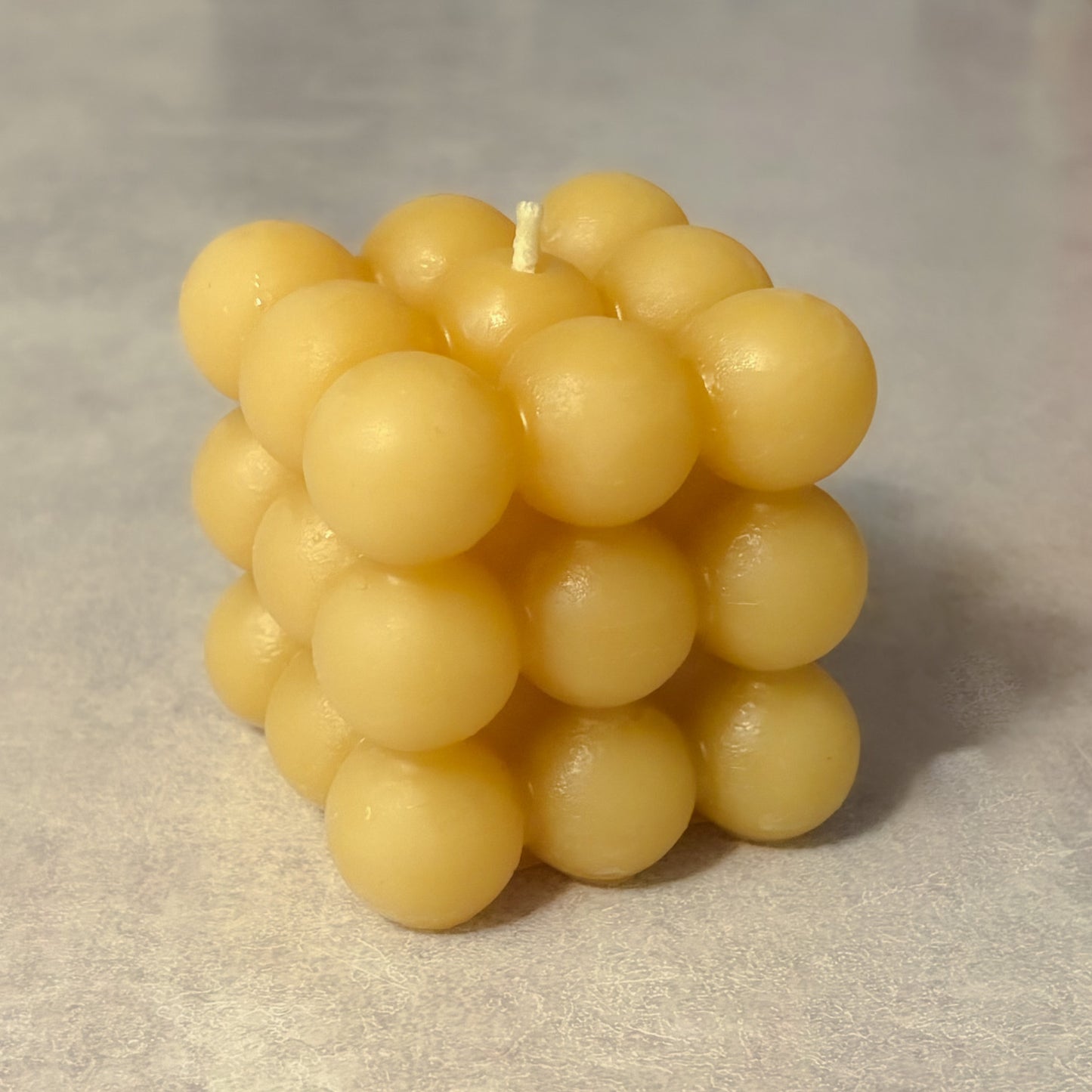 Beeswax Bubble Candle