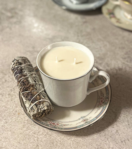2. Teacup Candle Cleansing Set